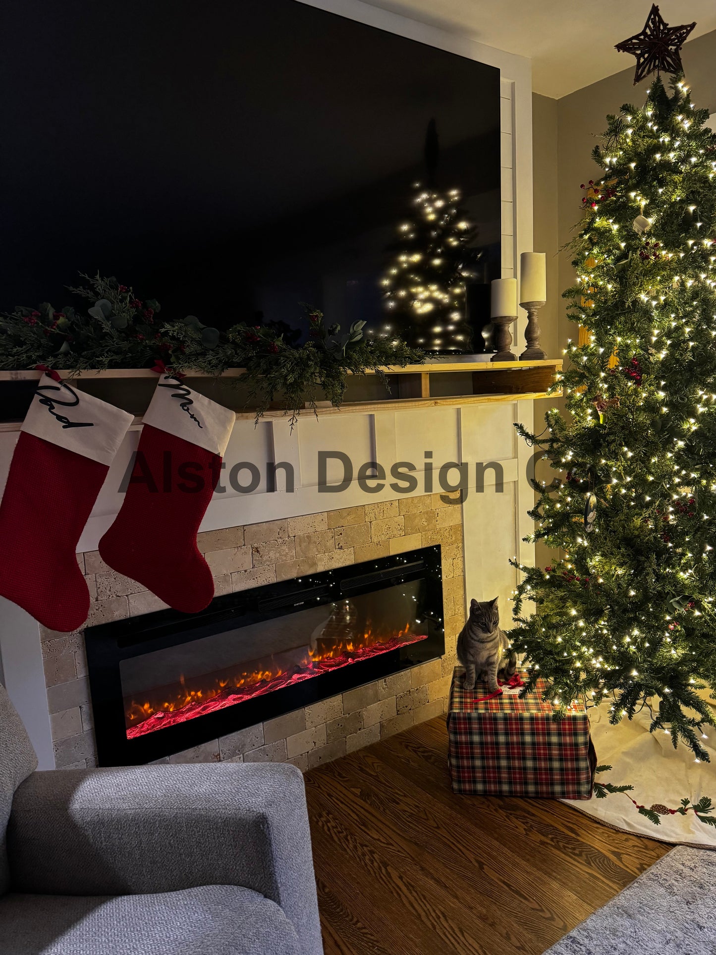 Custom Stocking Name – Personalized Metal Christmas Decor