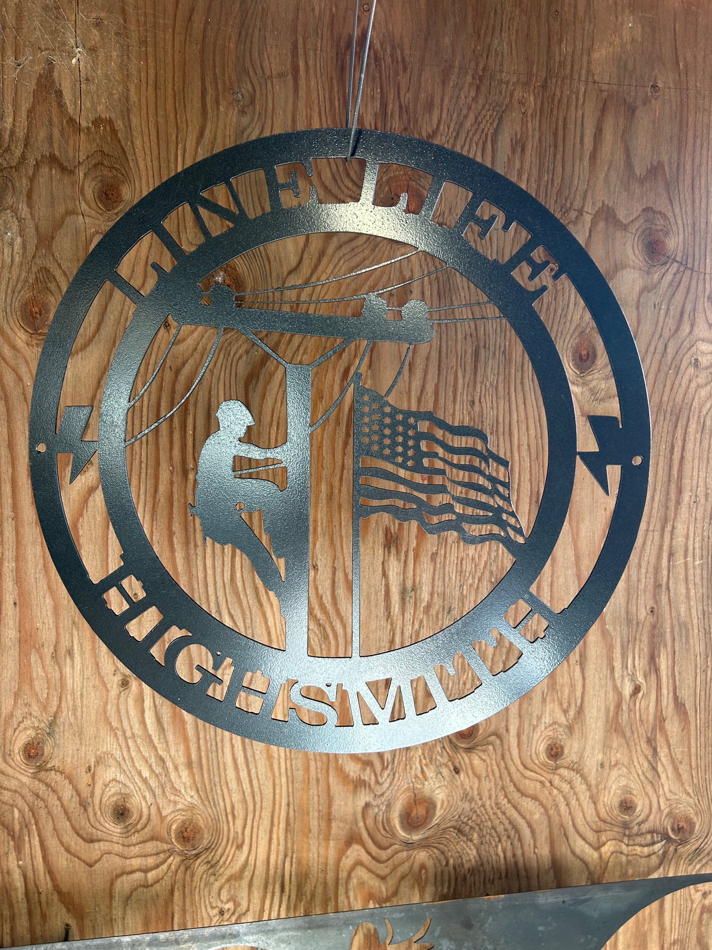 Custom Fireman First Responder Sign – Metal Tribute Decor