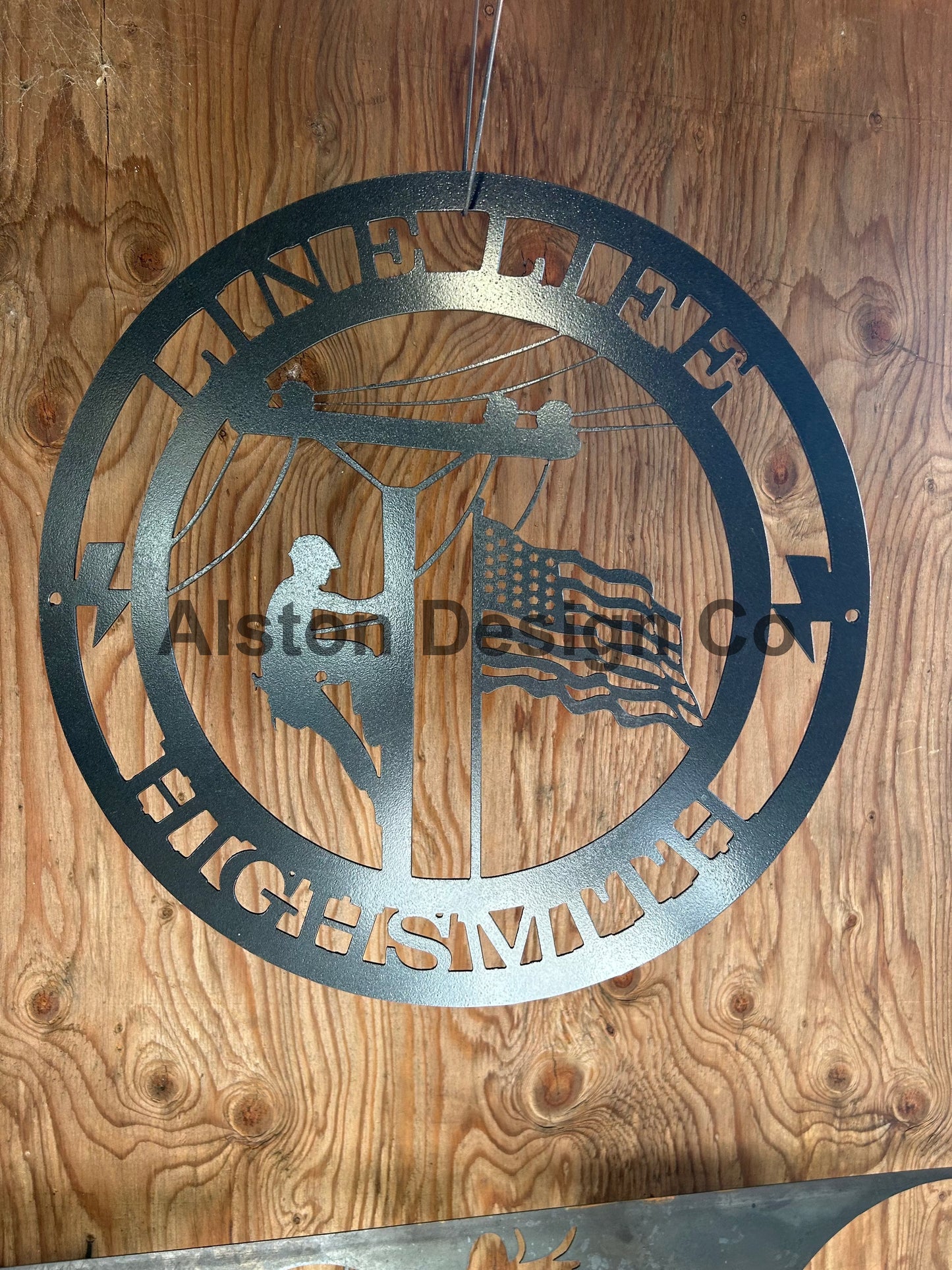 Custom Fireman First Responder Sign – Metal Tribute Decor