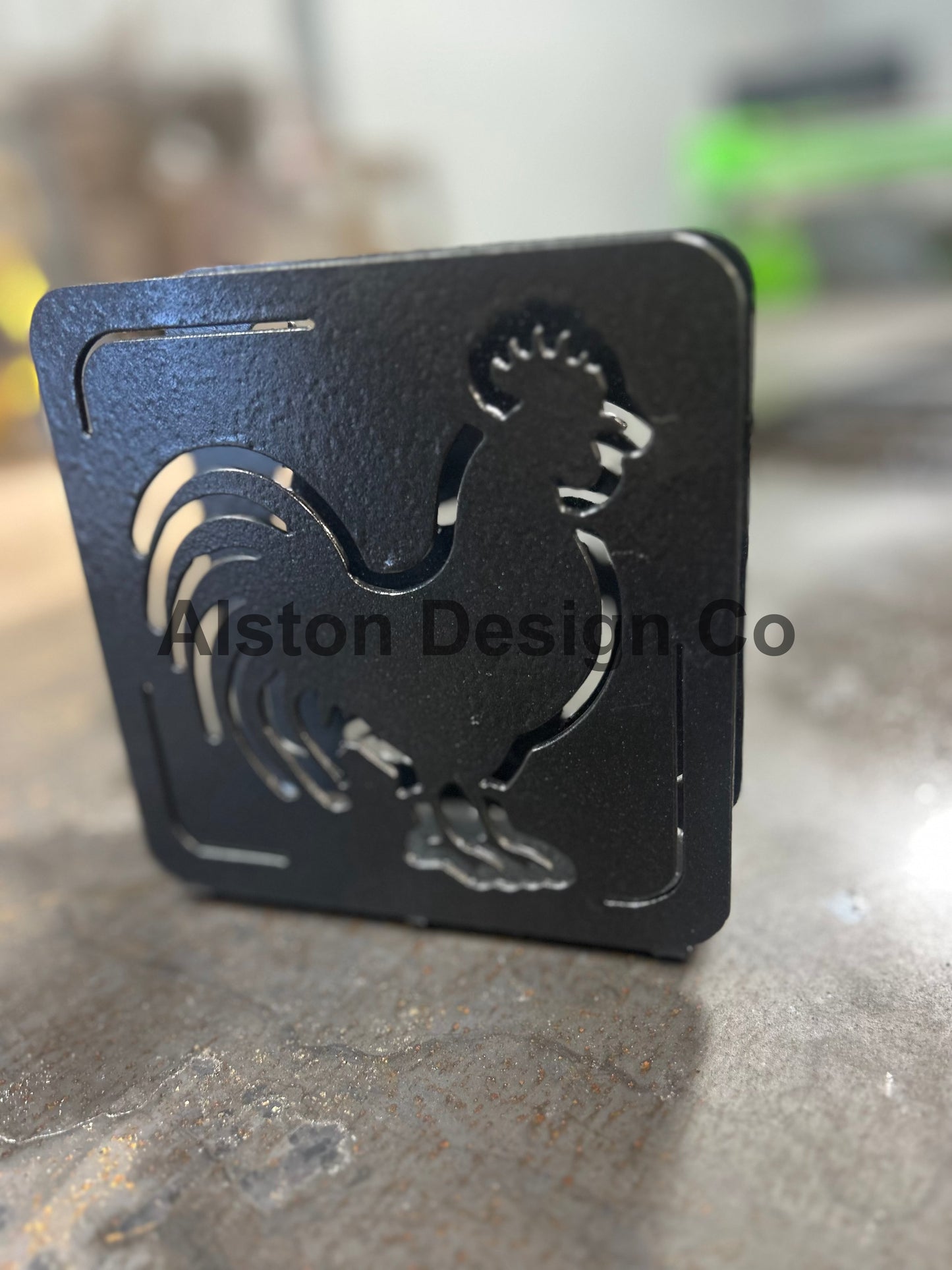 Rooster Napkin Holder – Rustic Metal Farmhouse Kitchen Decor