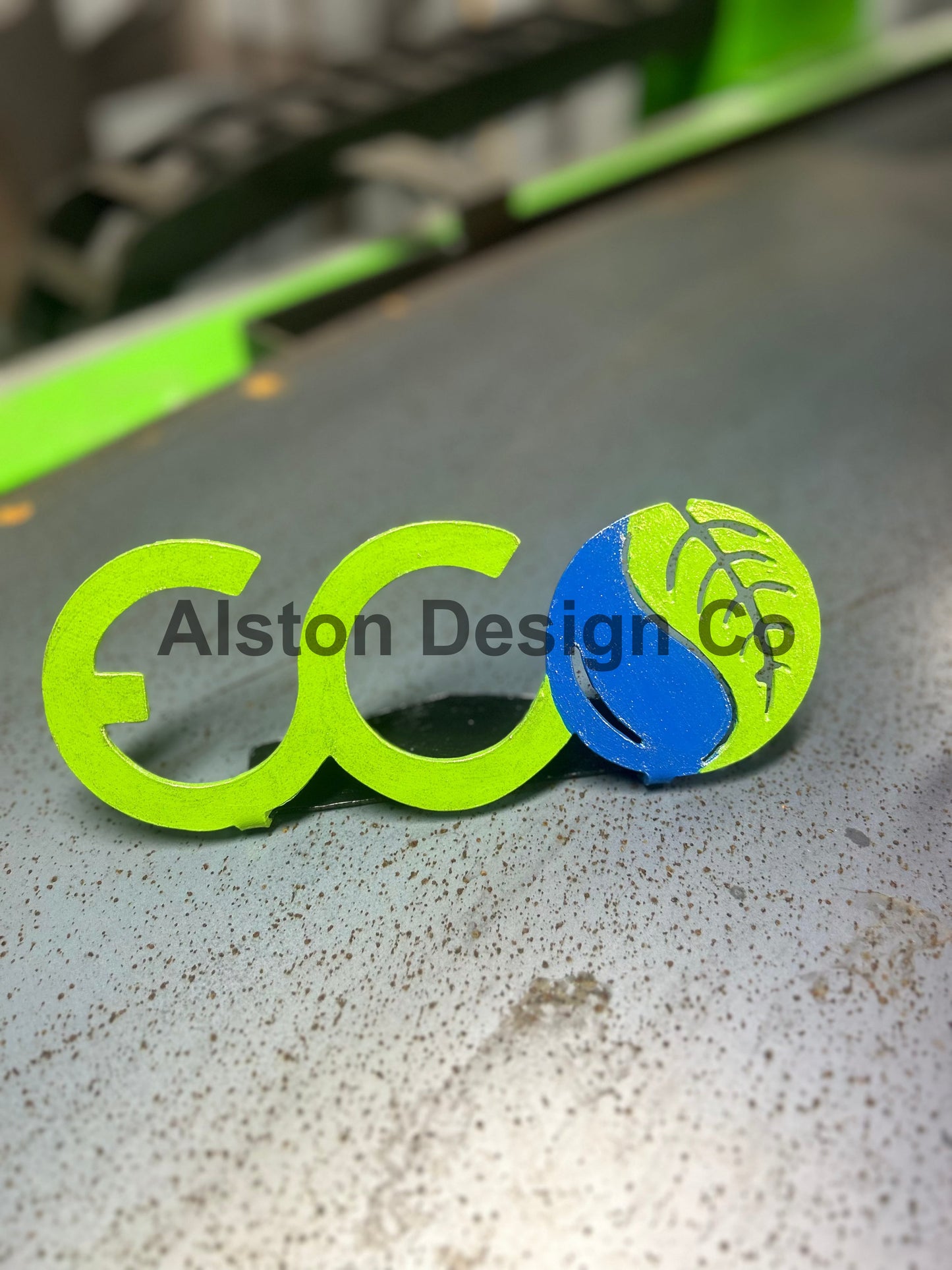 Custom Metal Desk Logo – Personalized Office & Business Sign