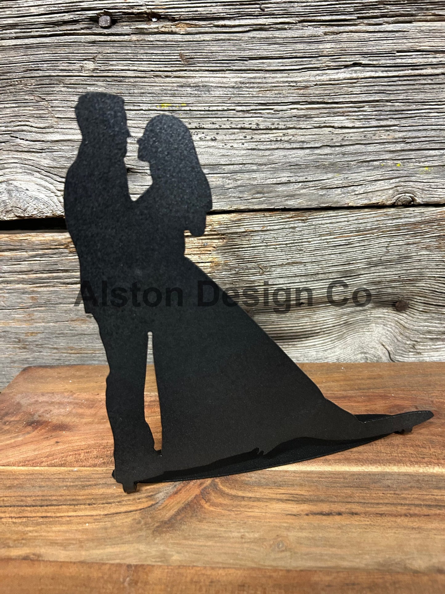 silhouette couple young