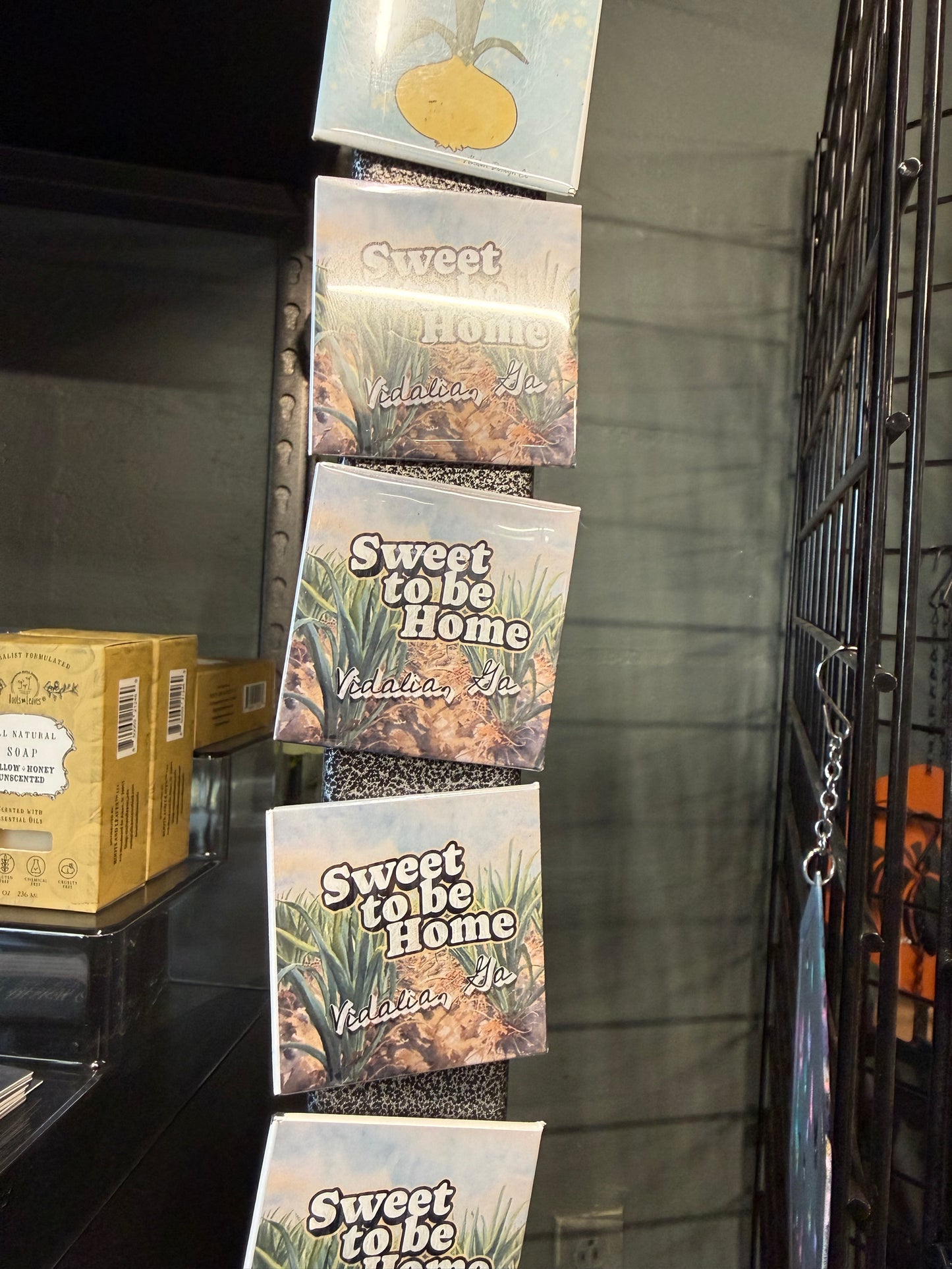 Sweet to be home onion Vidalia magnet