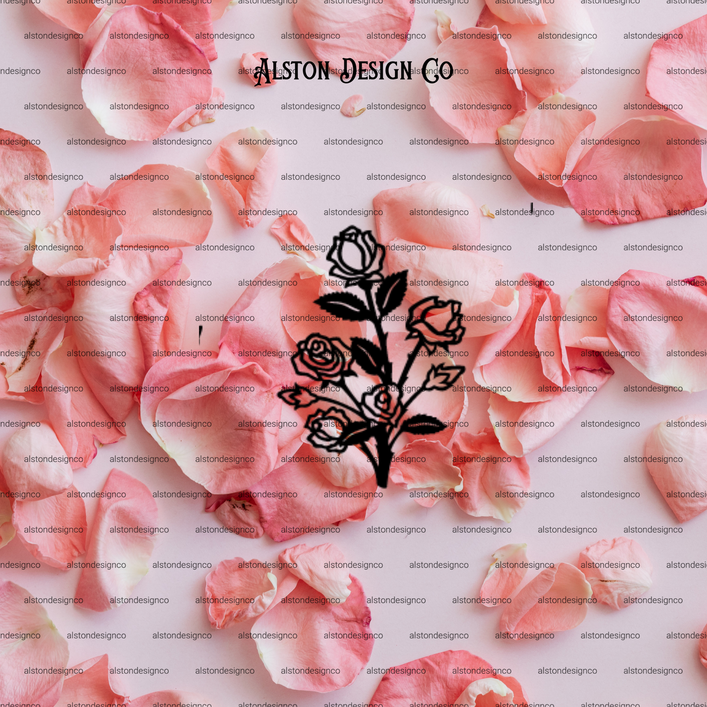 Metal Roses flowers
