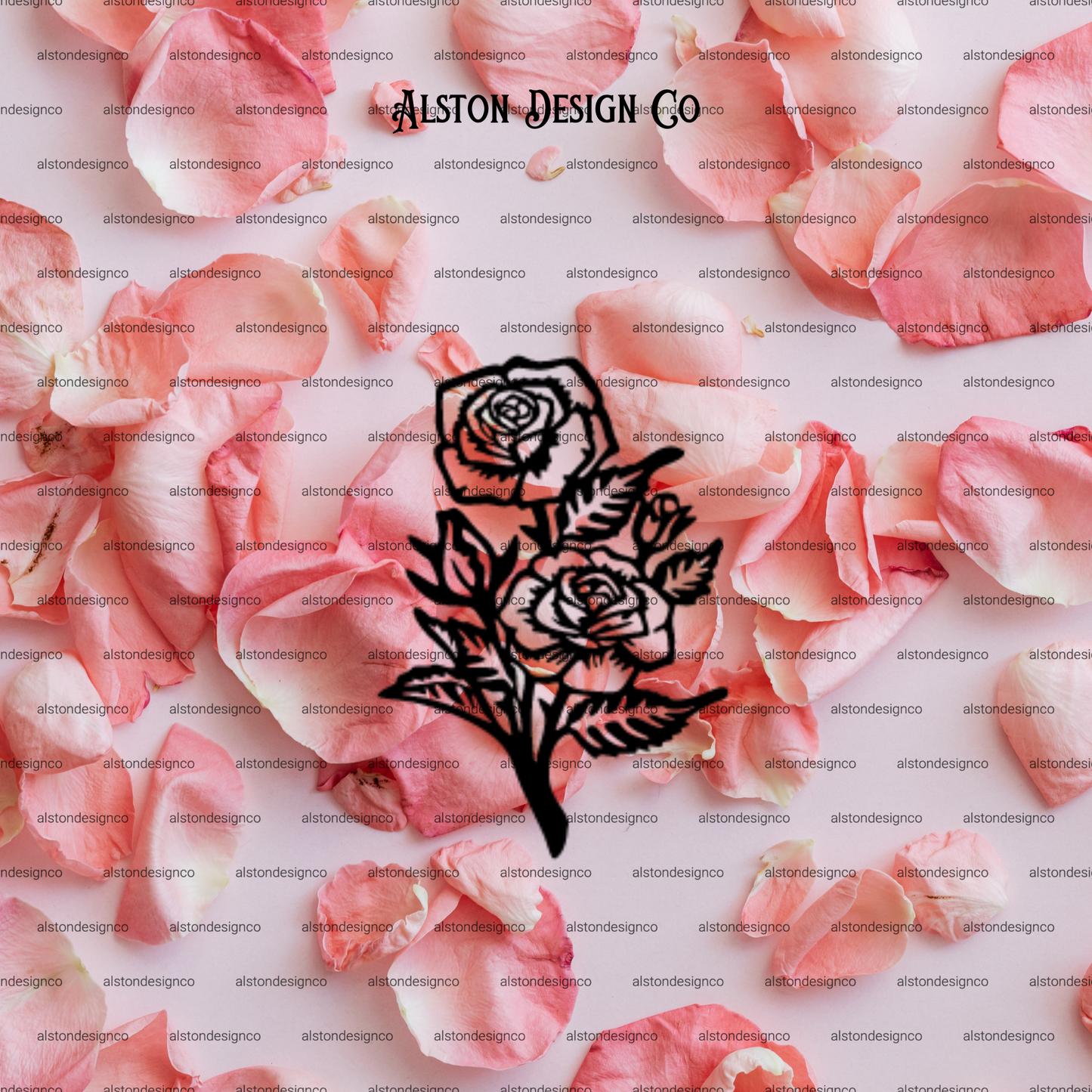 Metal Roses flowers