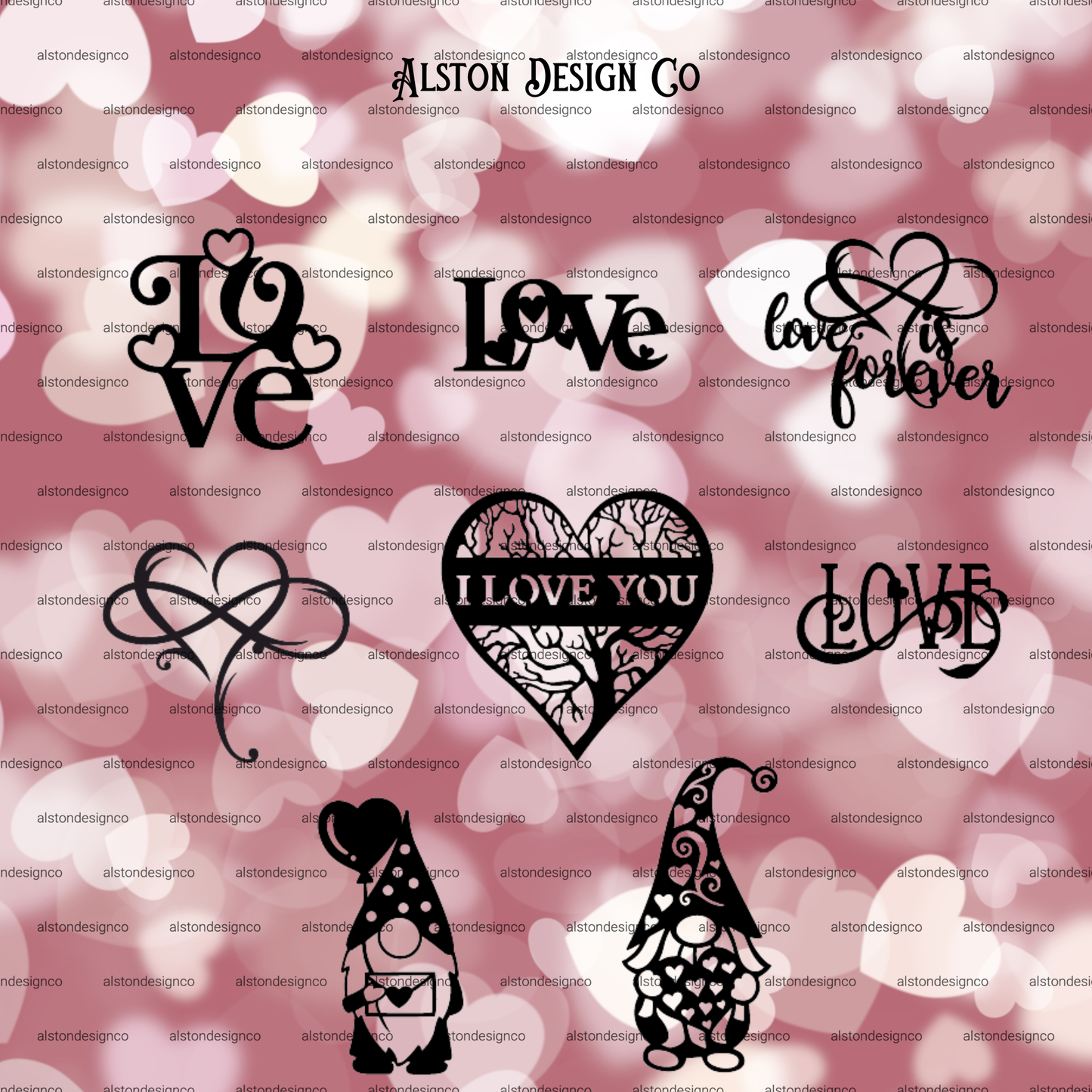 Metal I Love You Words