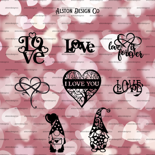 Metal I Love You Words