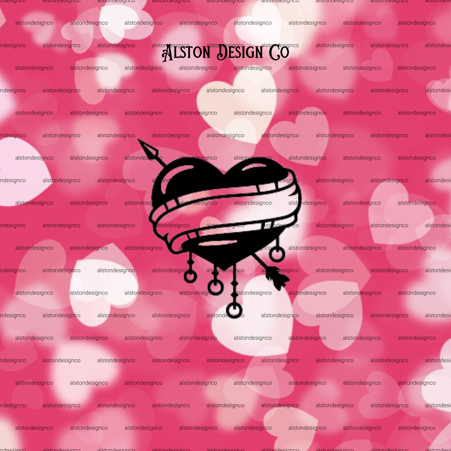 Metal Heart flowers