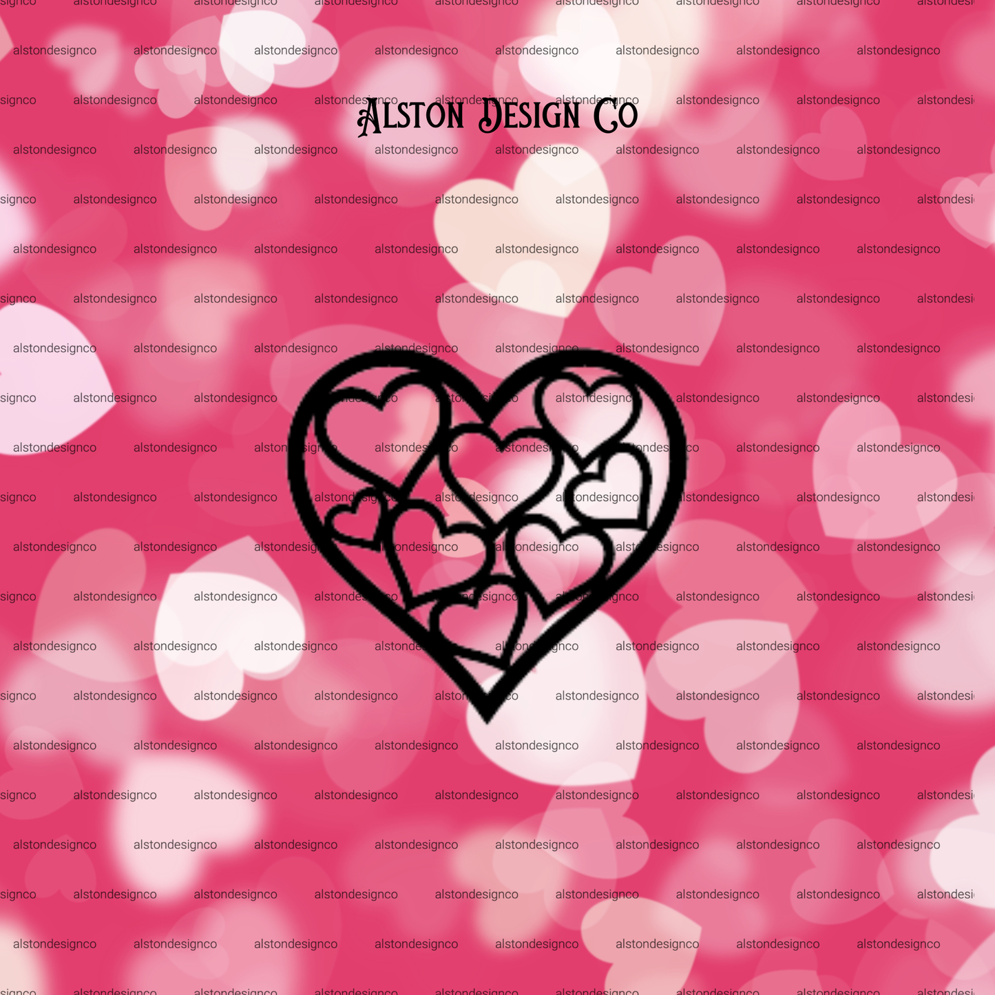 Metal Heart flowers