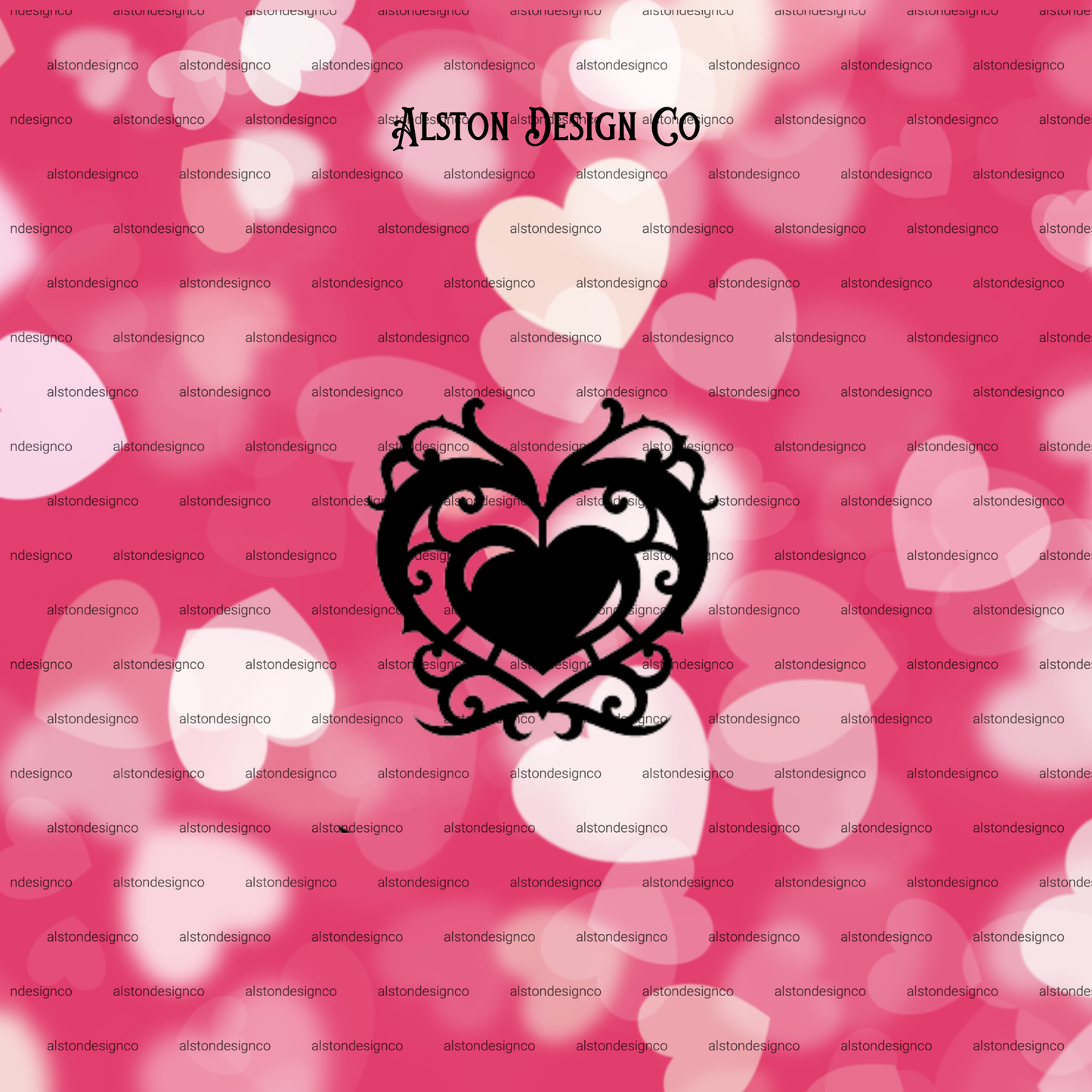 Metal Heart flowers