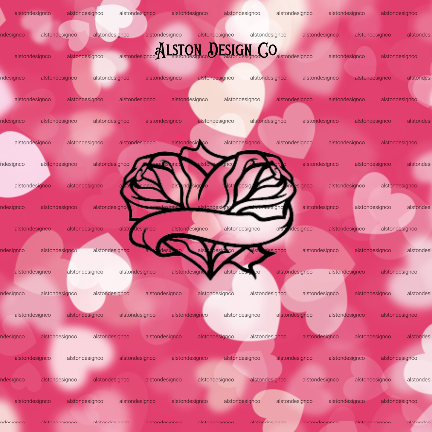 Metal Heart flowers
