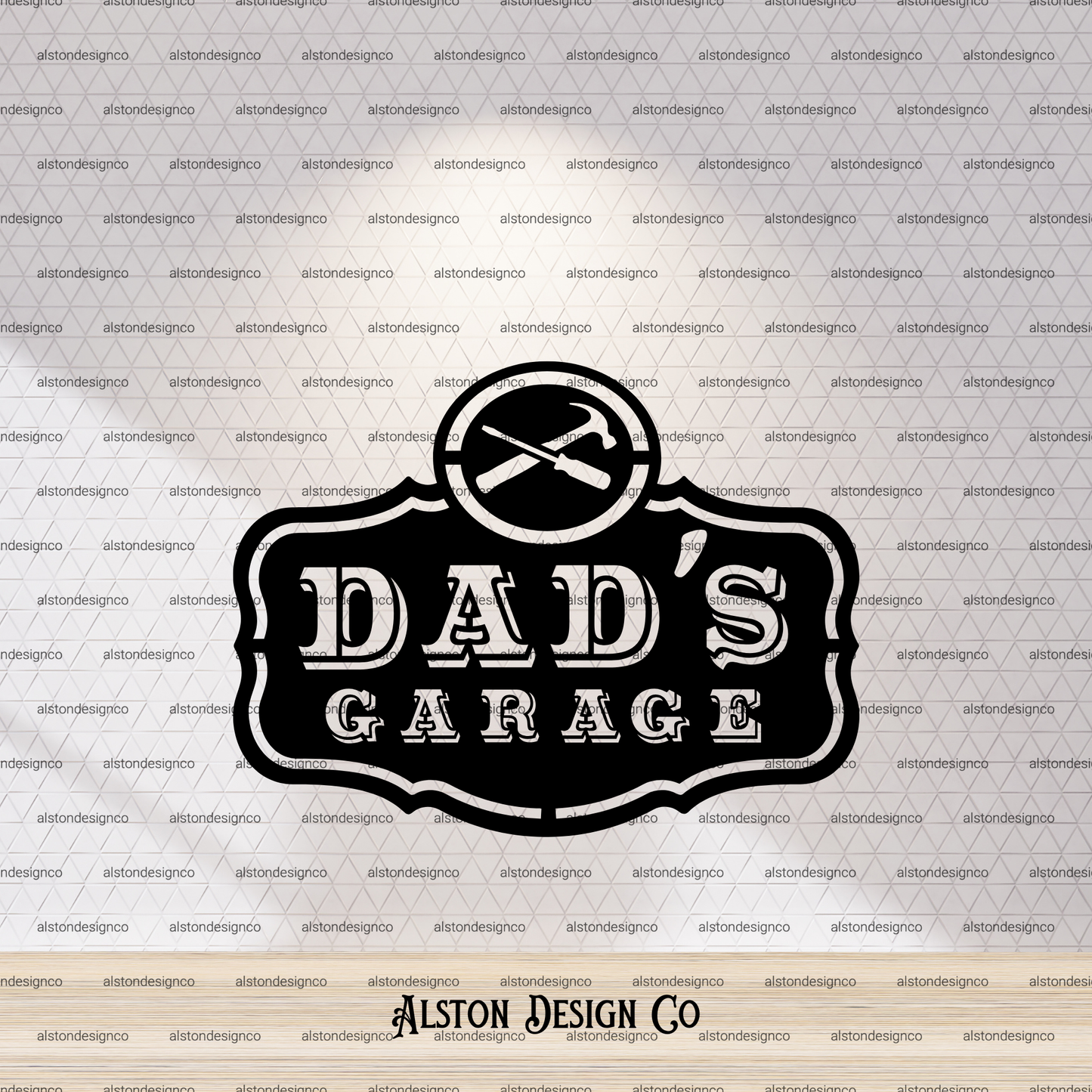 Dads garage vintage sign 