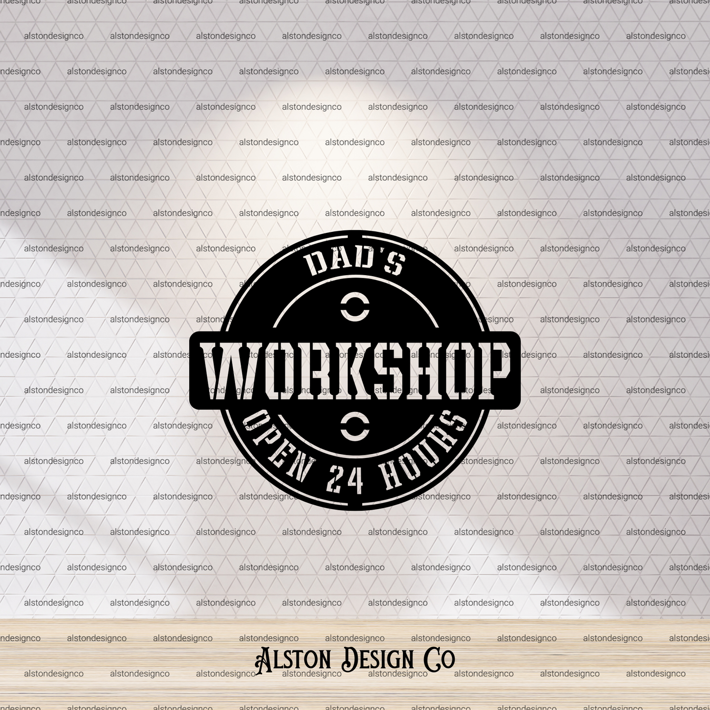 Dads workshop sign 