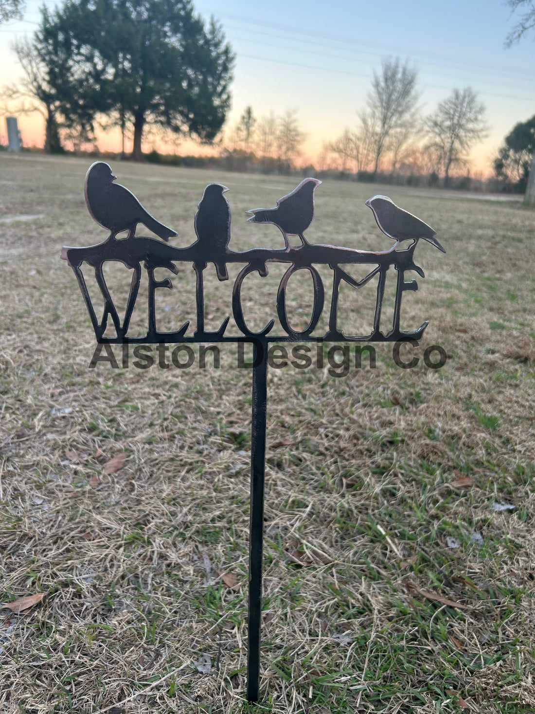 Bird welcome yard stake – Alston Design Co