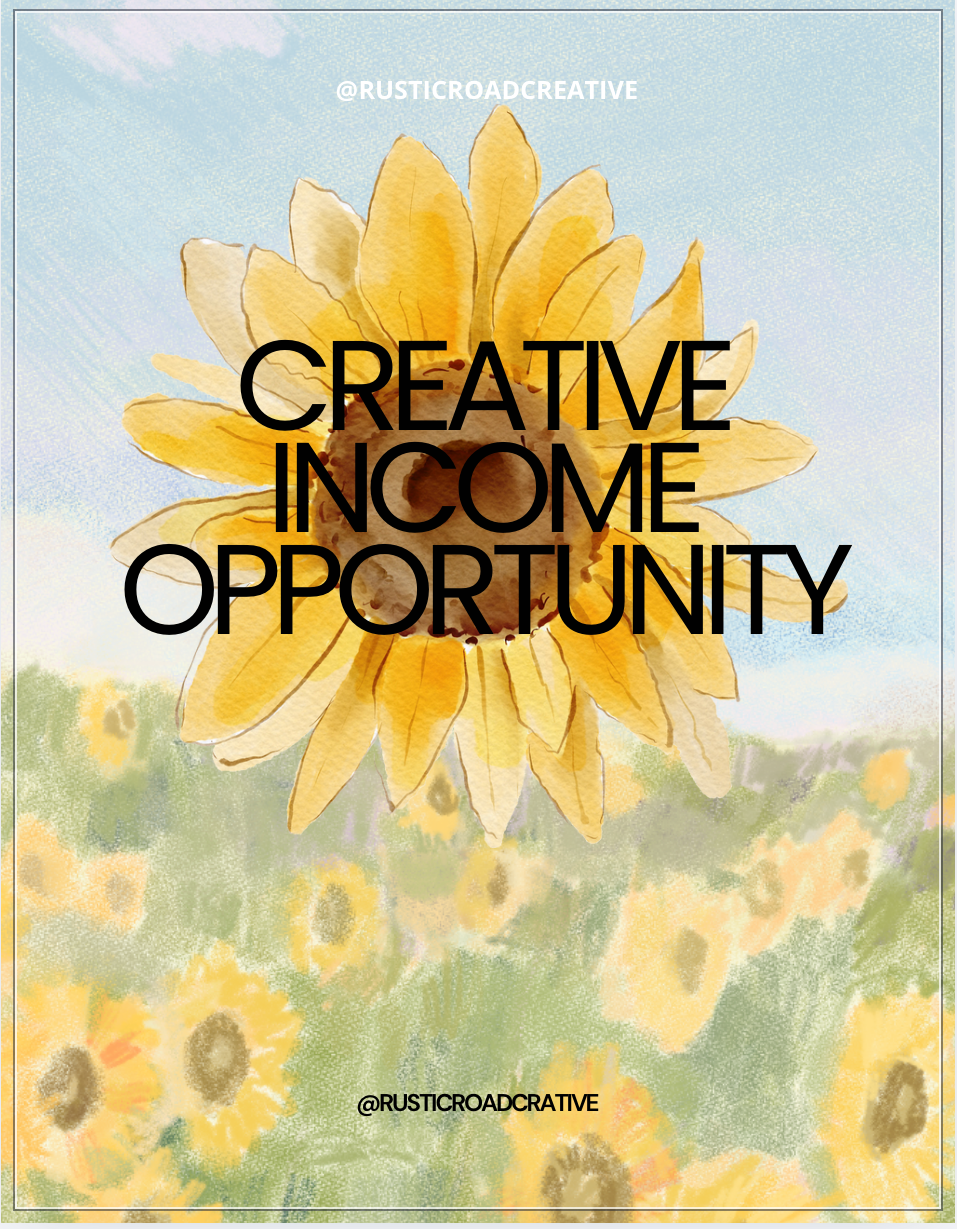 Creative Income Opportunity Digital Download
