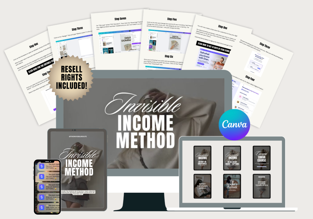 Creative Income Opportunity Digital Download